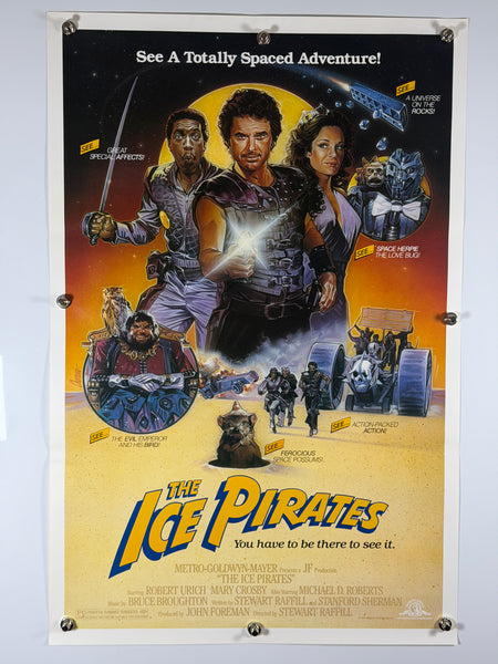 The Ice Pirates 1984 Original Movie Poster 27x41 SS Rolled Robert Urich Mary Crosby Sci Fi - Joe's Geek VLT