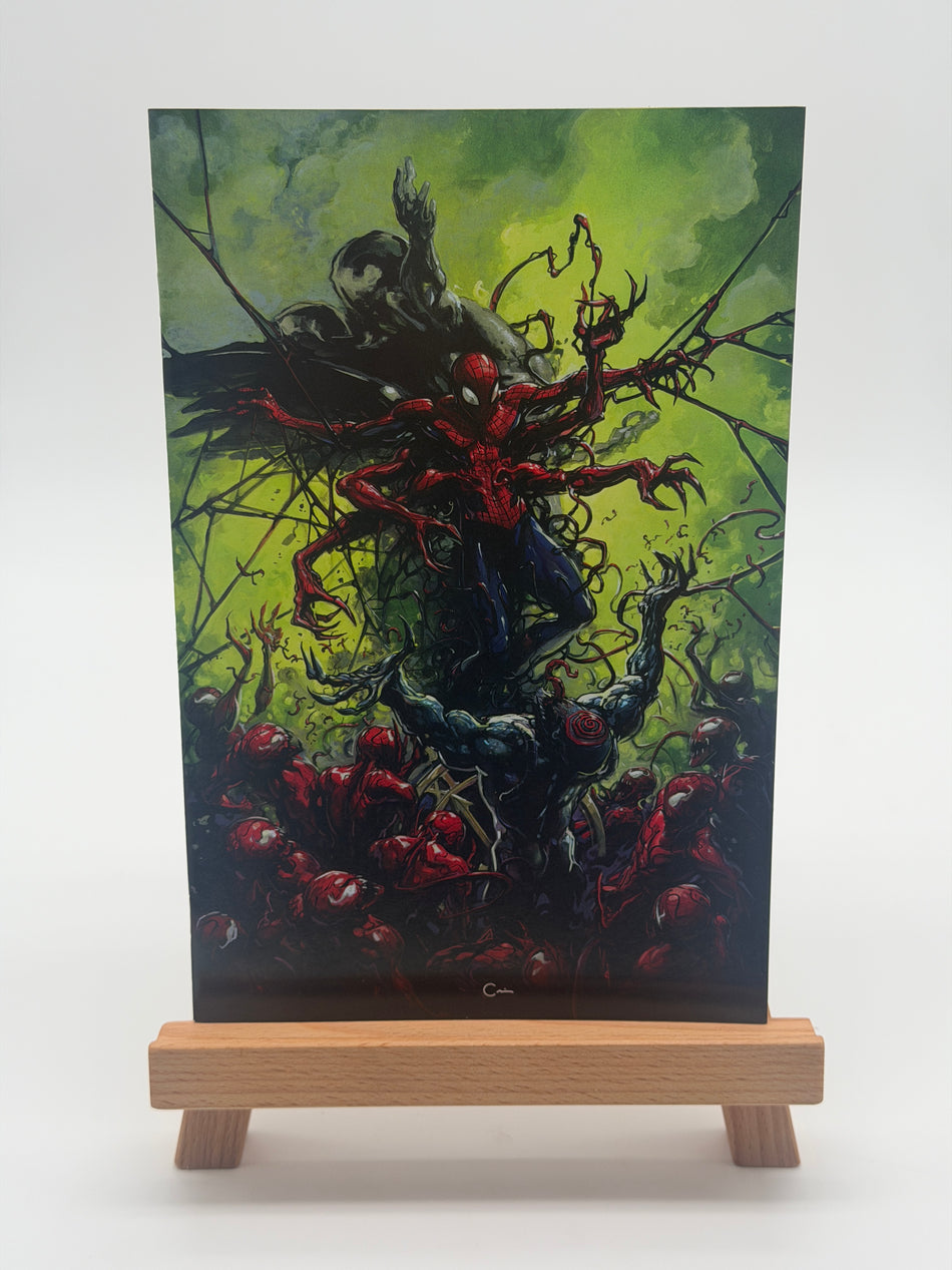 Web of Venom: Cult of Carnage #1 2019 Marvel Clayton Crain Virgin Variant Limited 170/666 COA