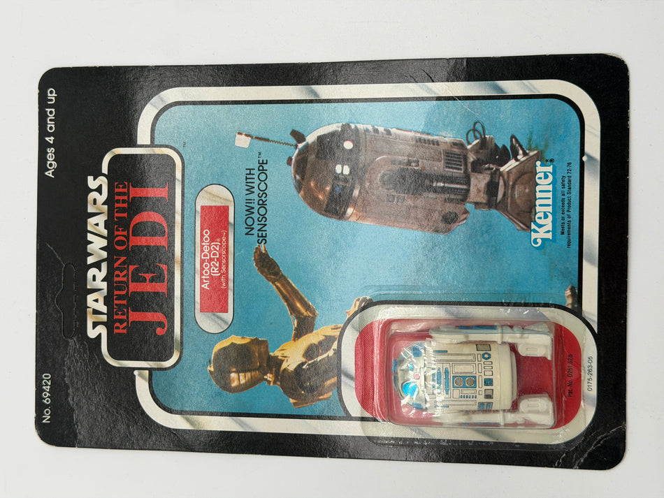 Star Wars ROTJ R2-D2 (Artoo-Detoo) with Sensorscope Kenner 1983 Vintage Figure MOC