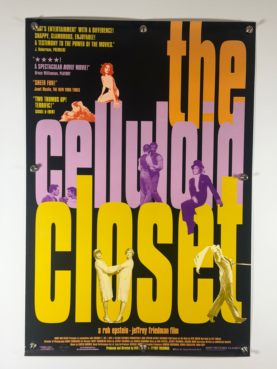 The Celluloid Closet (1995) Original Movie Poster 27x40 Rolled Documentary - Joe's Geek VLT