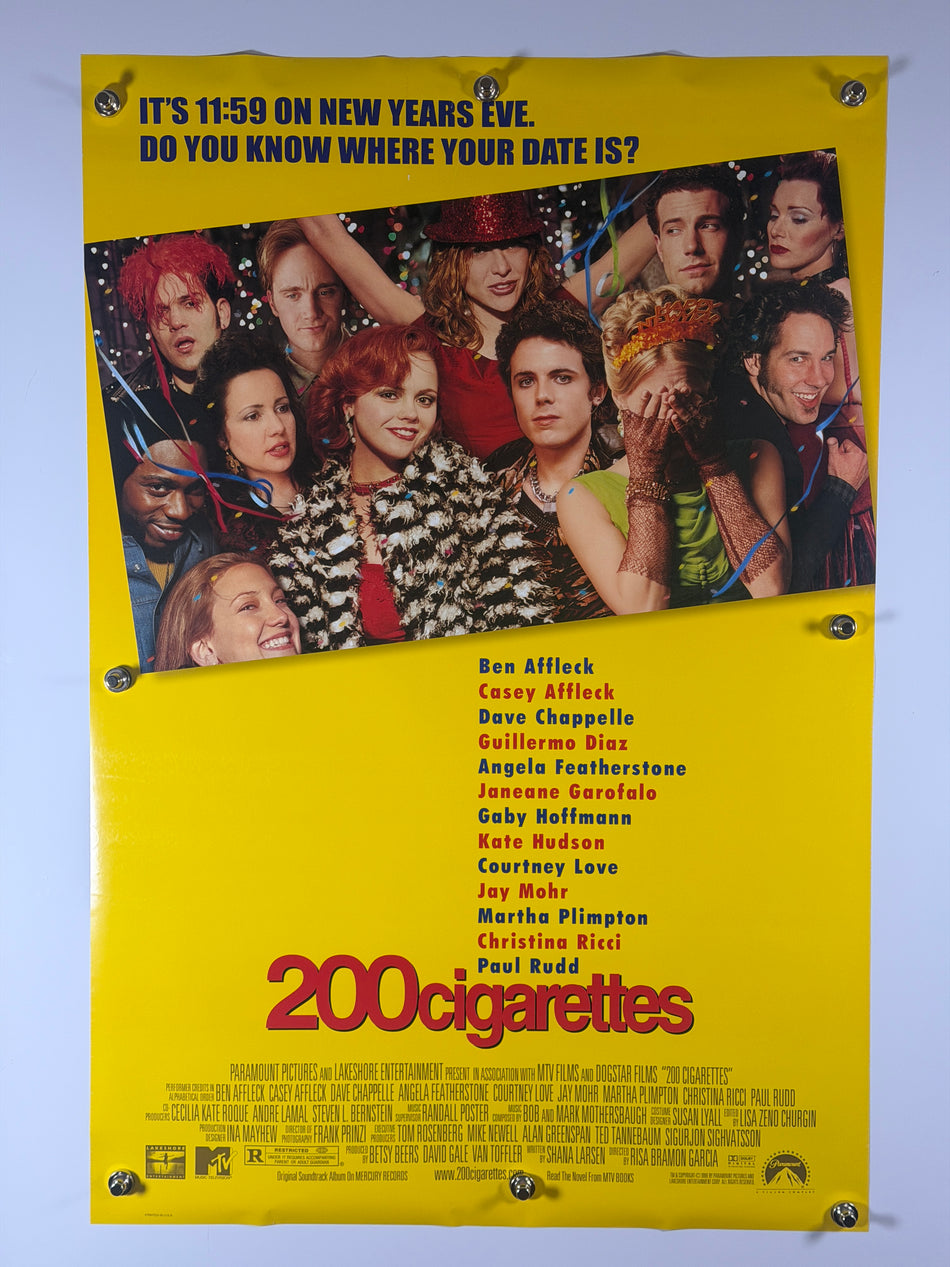 200 Cigarettes (1999) Original Movie Poster 27x40 Rolled DS Comedy Drama