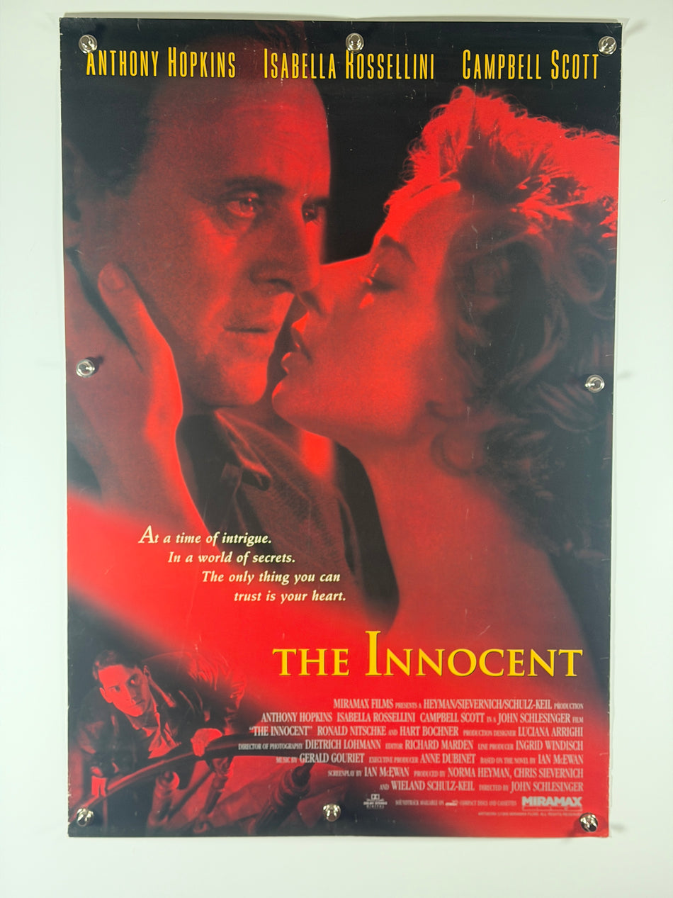 The Innocent (1993) Original Movie Poster 27x40 DS Rolled Anthony Hopkins Isabella Rossellini