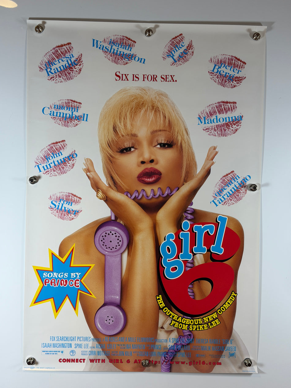 Girl 6 (1996) Original Movie Poster 27x40 SS Rolled Spike Lee Comedy - Joe's Geek VLT