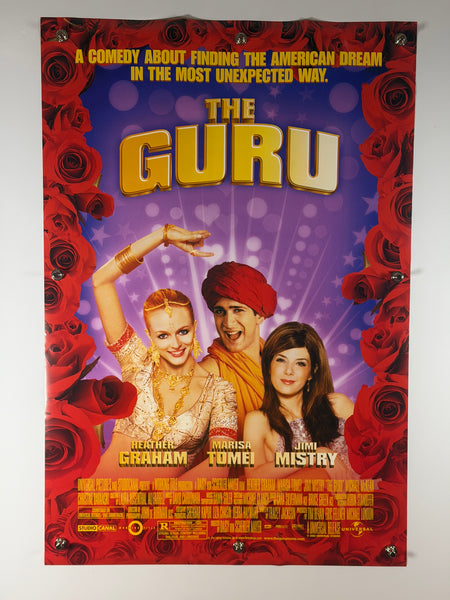 The Guru (2002) Original Movie Poster 27x40 DS Rolled Heather Graham Marisa Tomei - Joe's Geek VLT