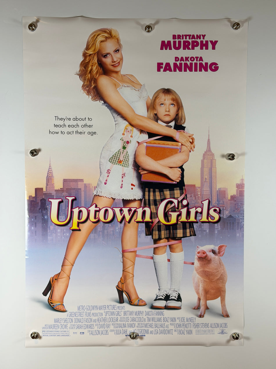 Uptown Girls (2003) Original Movie Poster 27x40 DS Rolled Brittany Murphy Dakota Fanning