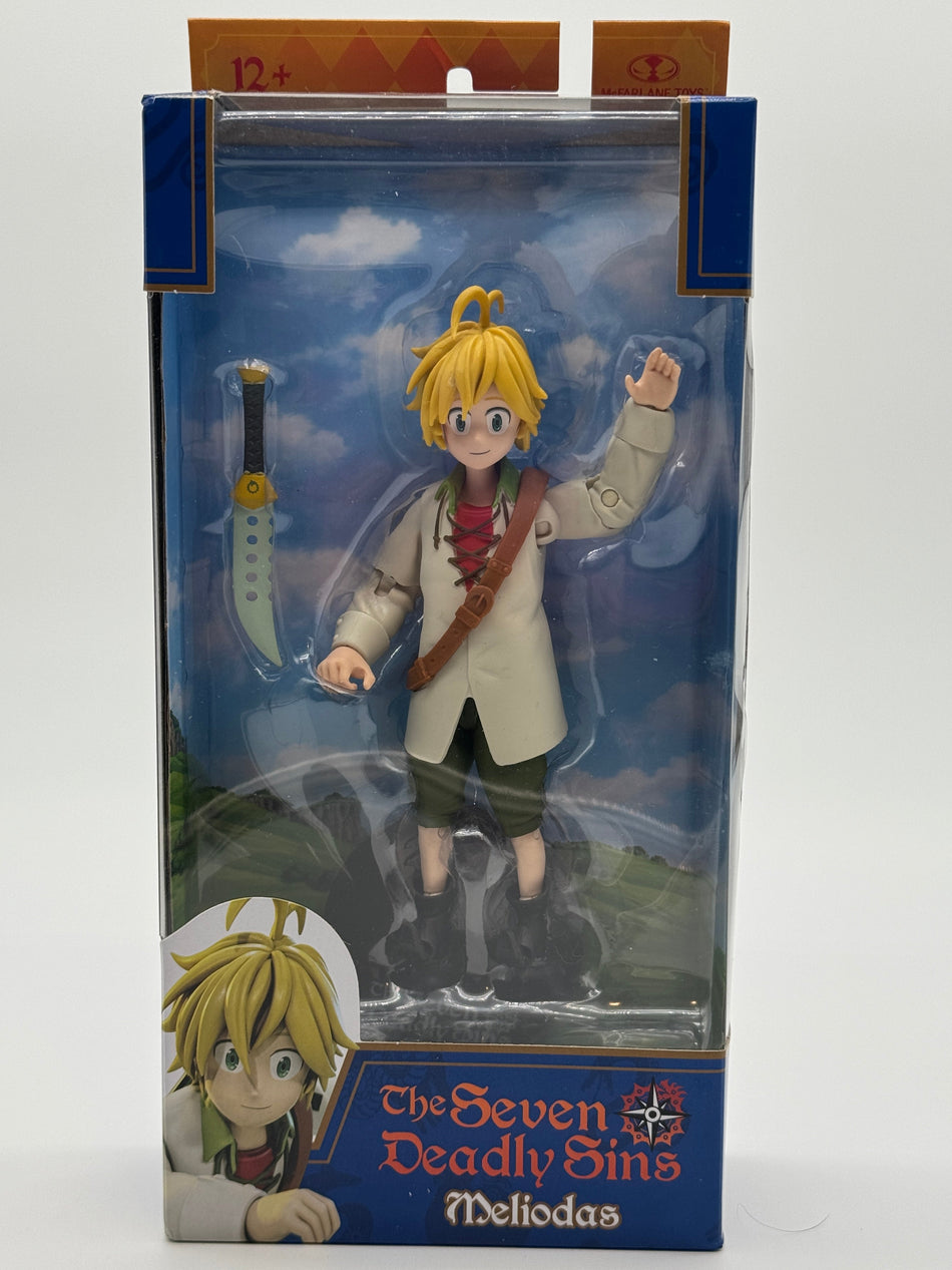 McFarlane The Seven Deadly Sins Meliodas 7" Action Figure 22pts + Sword