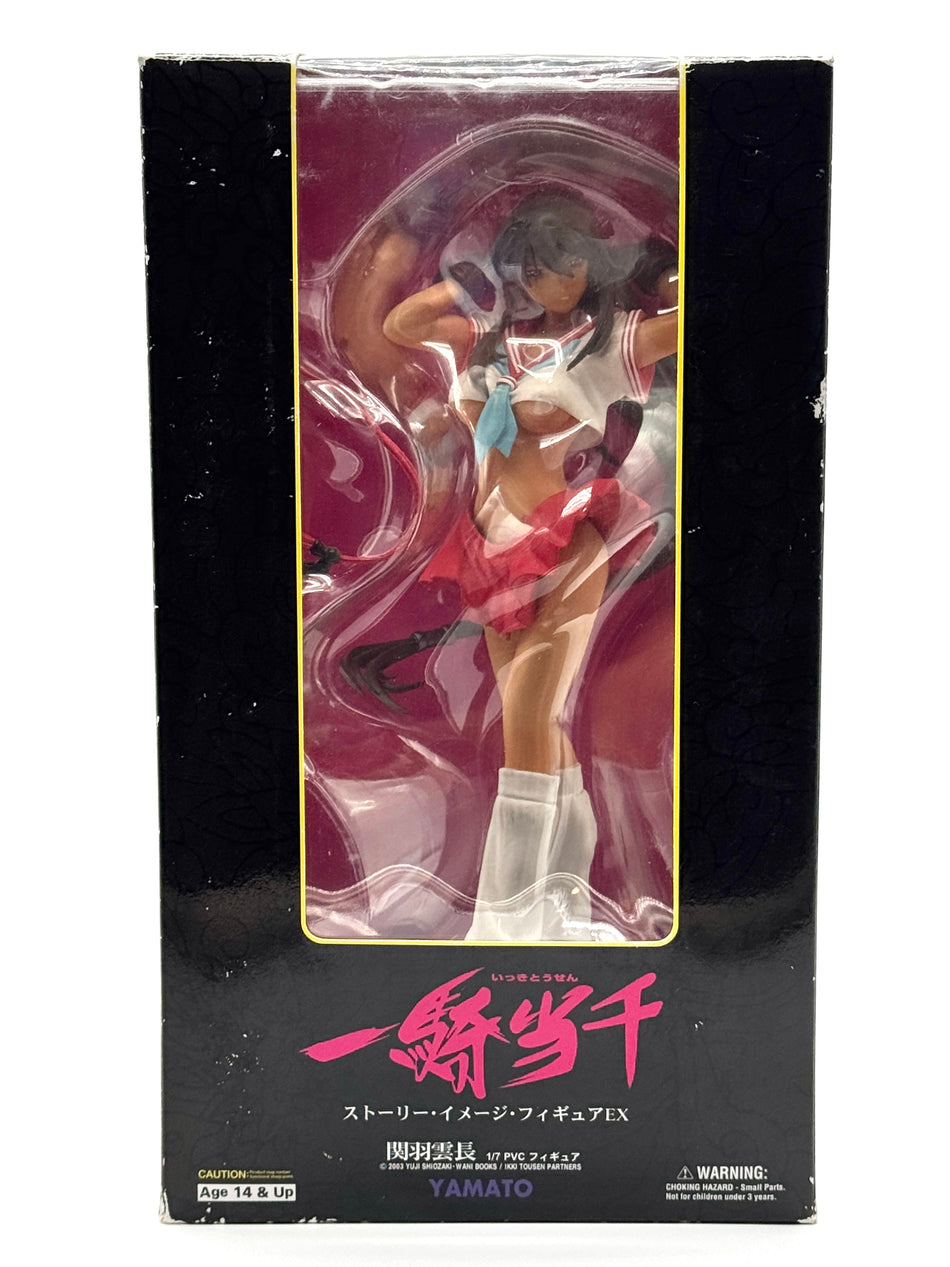 Ikki Tousen Kan’u Unchou Kanu Uncho 1/7 PVC Figure Yamato SIF EX Open Box