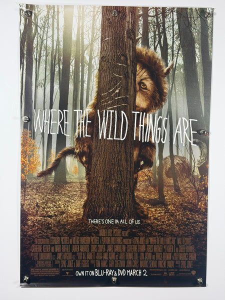 Where the Wild Things Are (2009) Original Video Poster 27x40 SS Rolled Spike Jonze Maurice Sendak - Joe's Geek VLT
