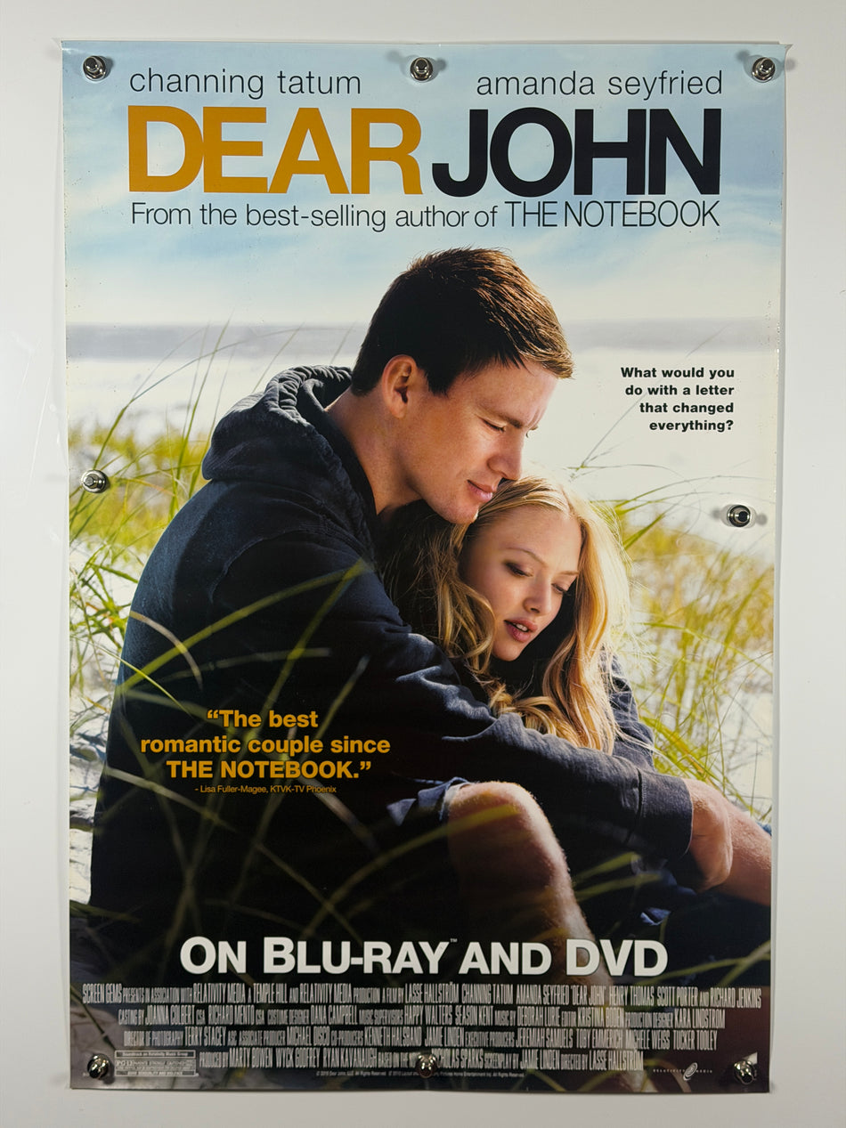 Dear John (2010) Original Video Movie Poster 27x40 SS Rolled Channing Tatum Amanda Seyfried - Joe's Geek VLT