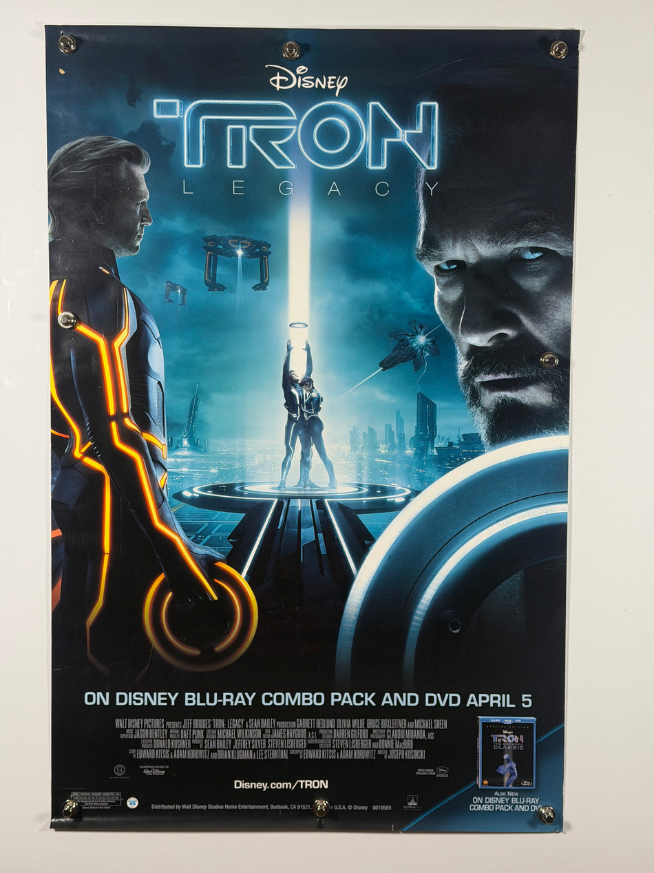 Tron: Legacy (2010) Original Video Movie Poster 27x40 SS Rolled Disney Jeff Bridges