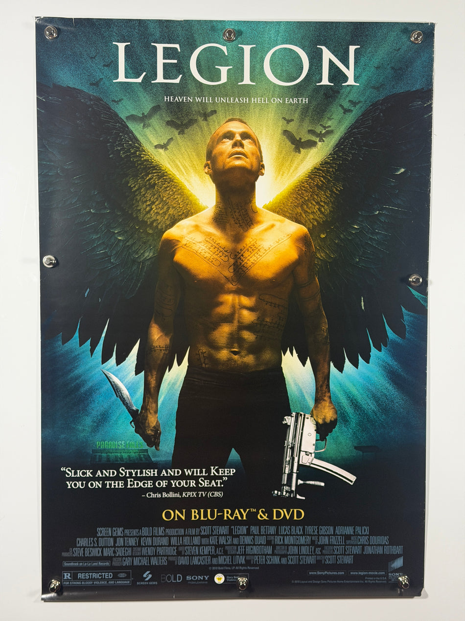 Legion (2010) Original Video Movie Poster 27x40 SS Rolled Paul Bettany - Joe's Geek VLT