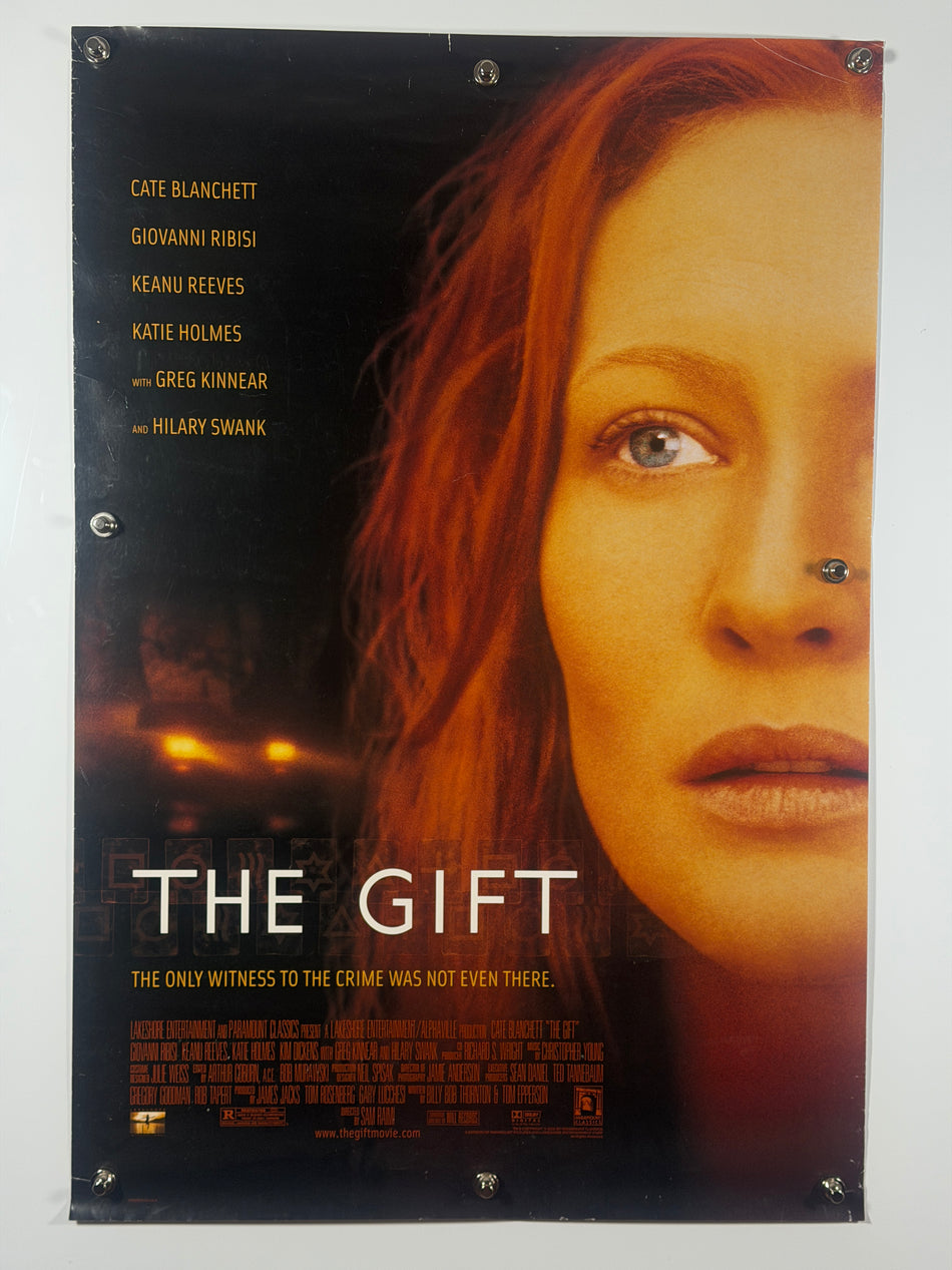 The Gift (2000) Original Movie Poster 27x40 SS Rolled Cate Blanchett Keanu Reeves - Joe's Geek VLT