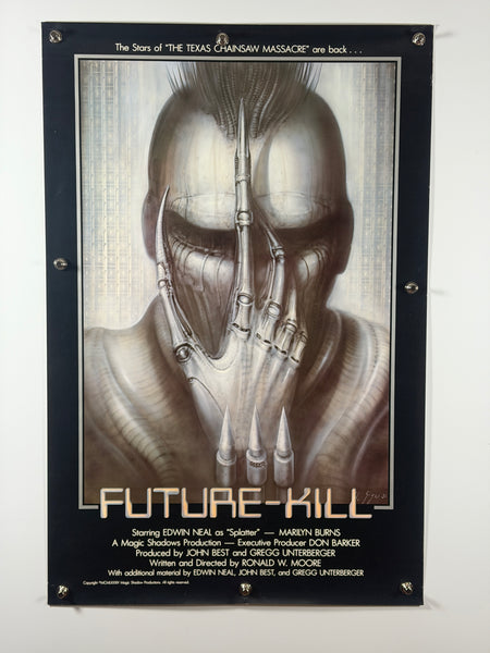 Future-Kill (1985) Original Movie Poster 27x41 SS Rolled H.R. Giger Texas Chainsaw - Joe's Geek VLT