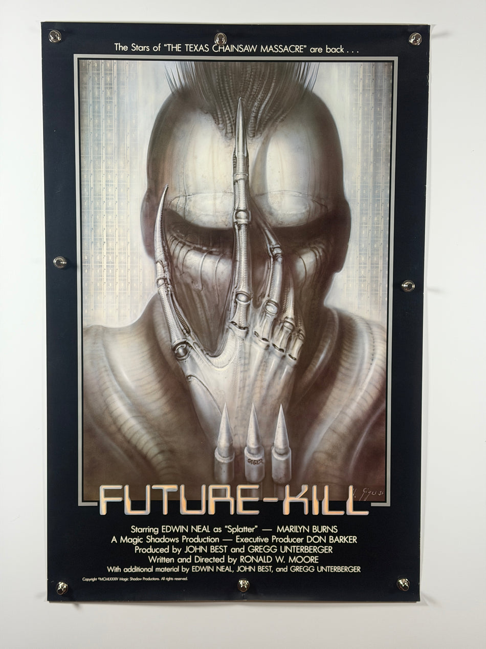 Future-Kill (1985) Original Movie Poster 27x41 SS Rolled H.R. Giger Texas Chainsaw - Joe's Geek VLT