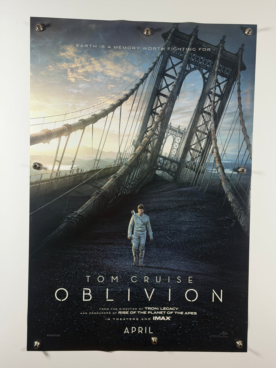 Oblivion (2013) Original Movie Poster 27x40 DS Rolled Tom Cruise Advance - Joe's Geek VLT