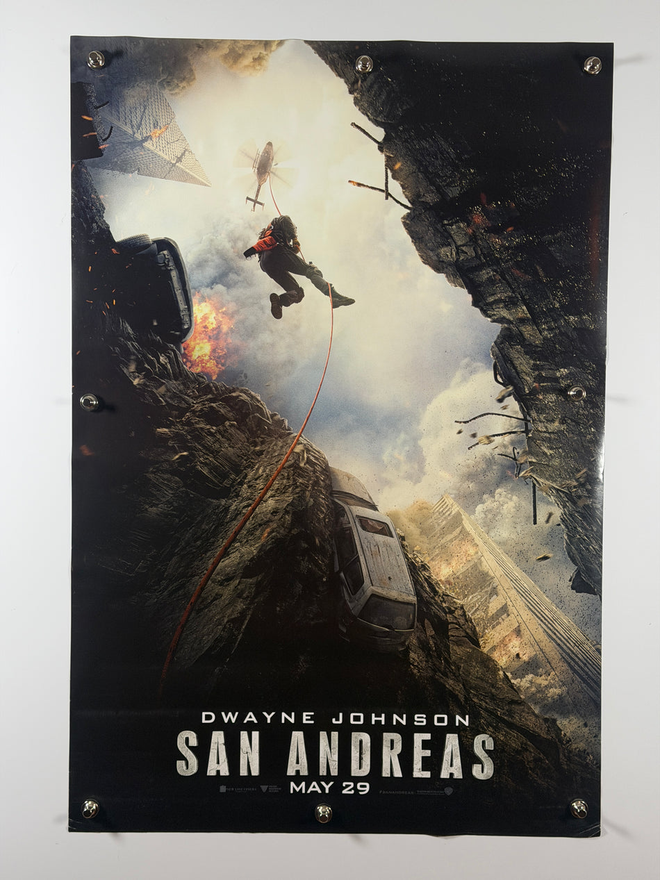 San Andreas (2015) Original Movie Poster 27x40 DS Rolled Dwayne Johnson - Joe's Geek VLT