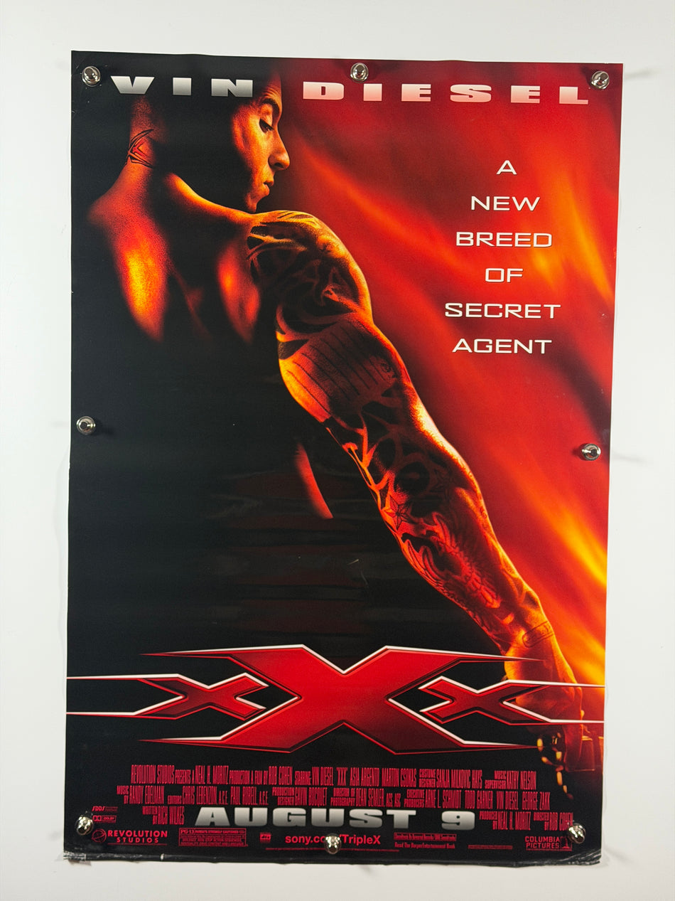 xXx (2002) Original Movie Poster 27x40 DS Rolled Vin Diesel Advance