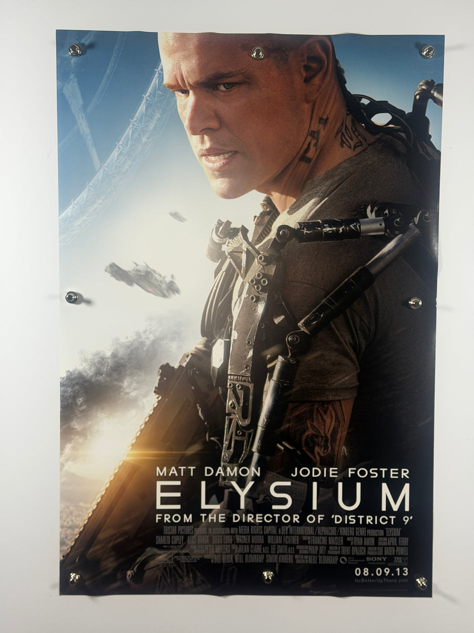 Elysium (2013) Original Movie Poster 27x40 DS Rolled Matt Damon Jodie Foster - Joe's Geek VLT