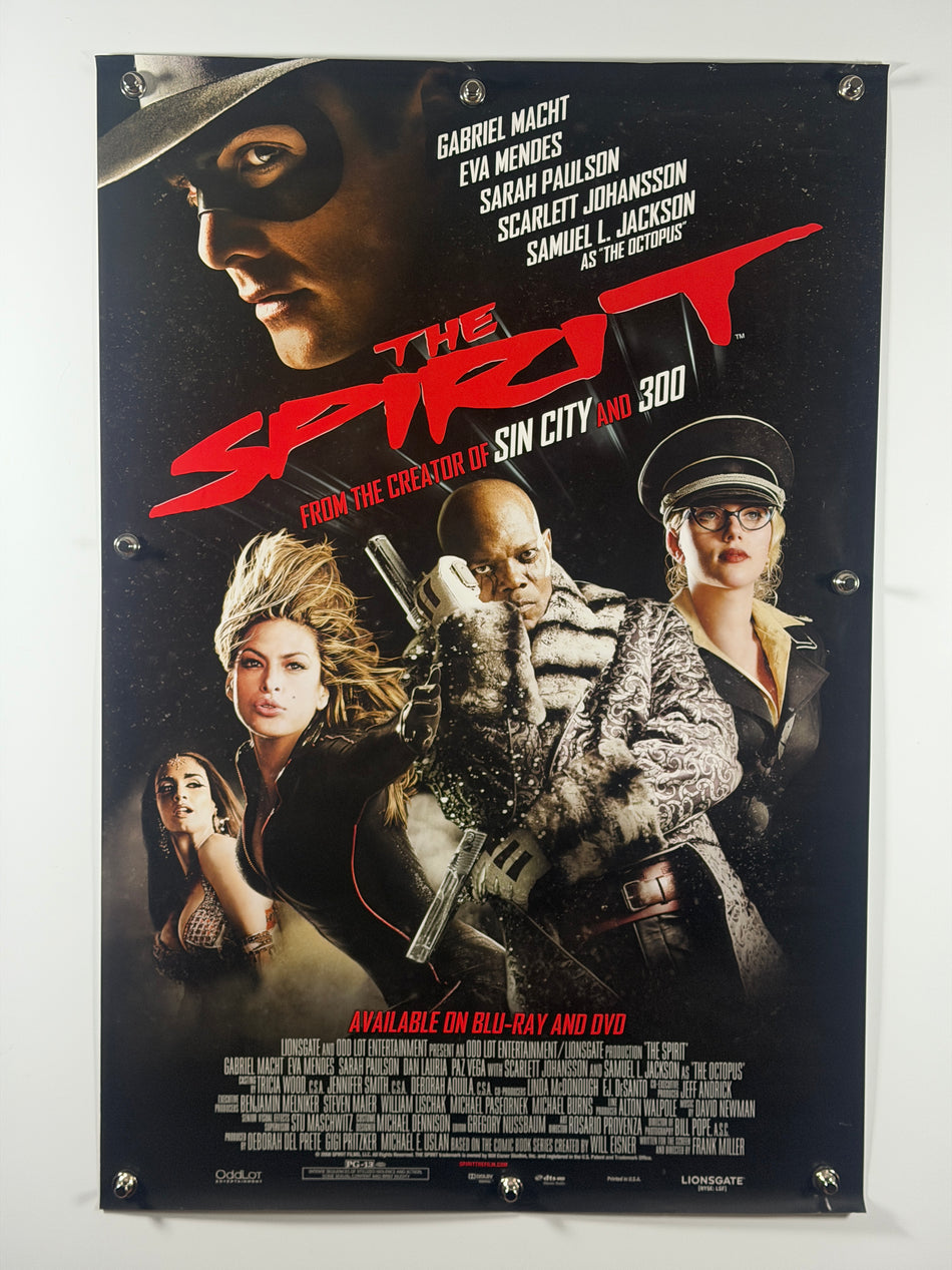 The Spirit (2008) Original Movie Poster 27x40 Rolled Scarlett Johansson Samuel L Jackson