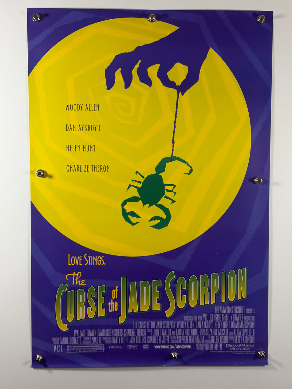 The Curse of the Jade Scorpion (2001) Original Movie Poster 27x40 DS Rolled Woody Allen Charlize Theron - Joe's Geek VLT