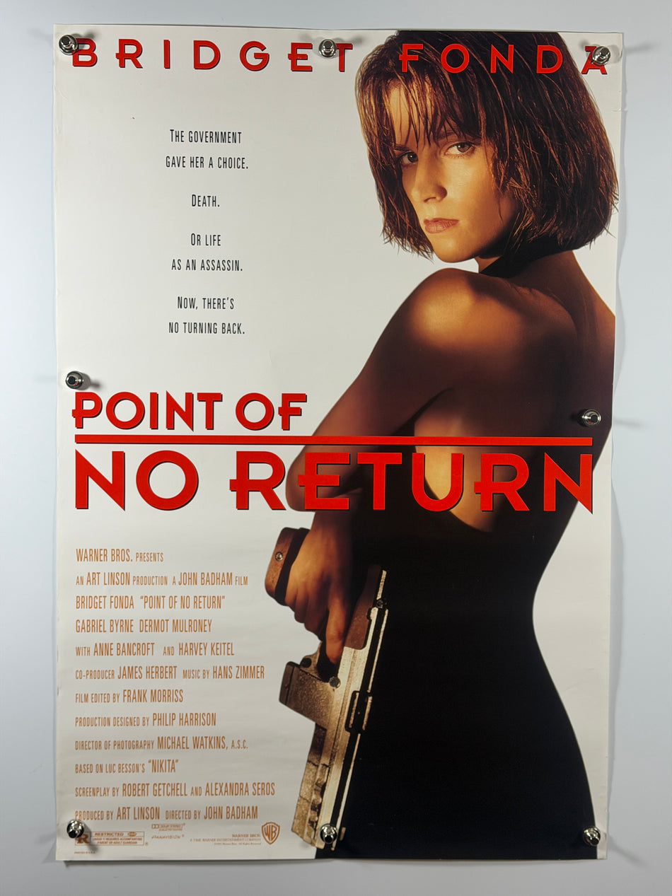 Point of No Return (1993) Original Movie Poster 27x40 DS Rolled Bridget Fonda Harvey Keitel - Joe's Geek VLT