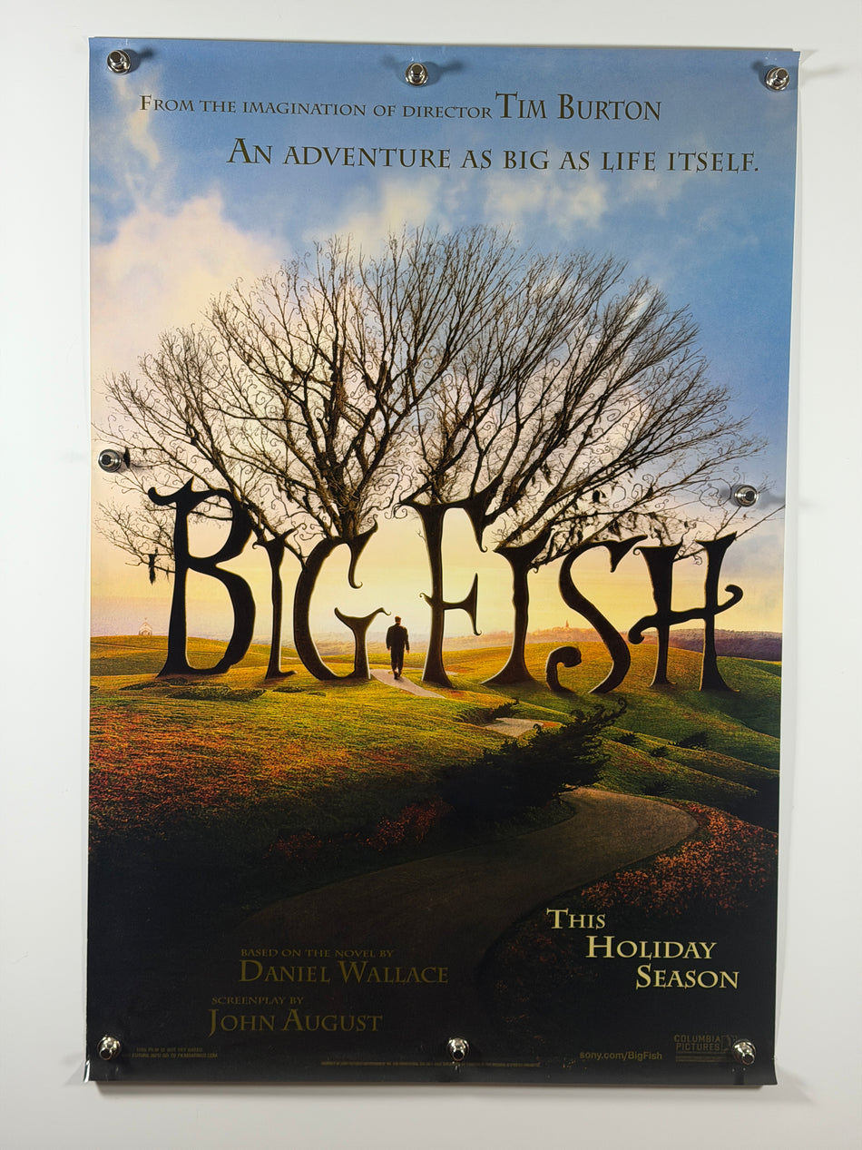 Big Fish (2003) Original Movie Poster 27x40 DS Rolled Tim Burton Ewan McGregor