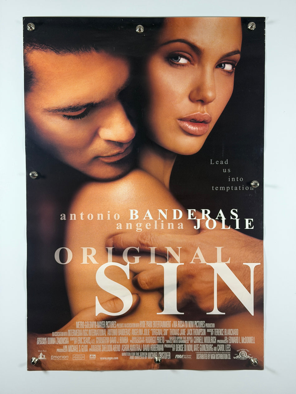 Original Sin (2001) Original Movie Poster 27x40 DS Rolled Antonio Banderas Angelina Jolie - Joe's Geek VLT