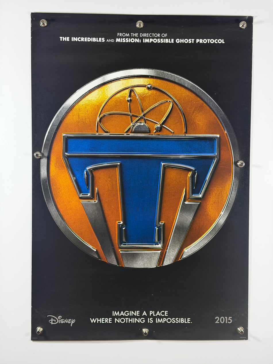 Tomorrowland (2015) Original Movie Poster 27x40 DS Rolled Disney George Clooney Brad Bird