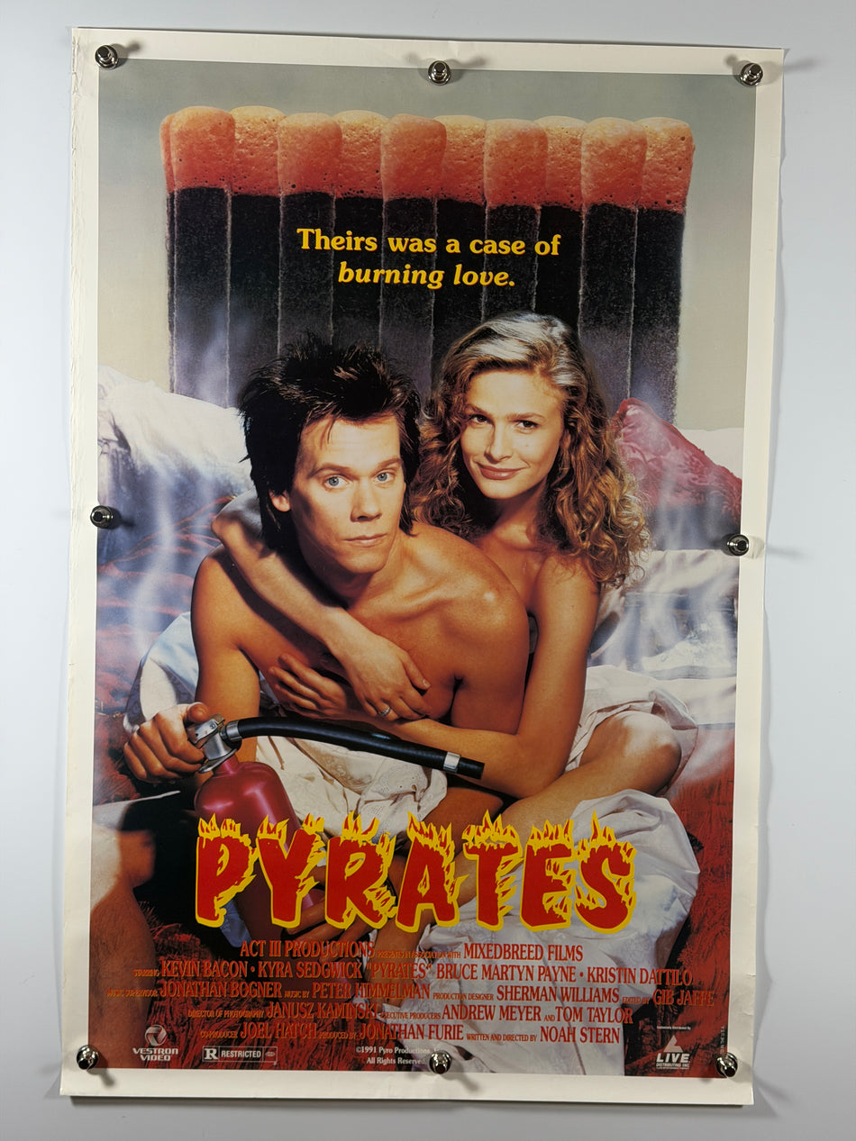 Pyrates (1991) Original Movie Poster 27x40 SS Rolled Kevin Bacon Kyra Sedgwick - Joe's Geek VLT