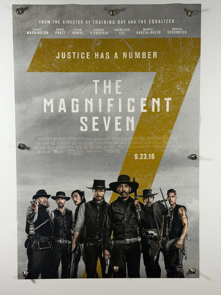 The Magnificent Seven (2016) Original Movie Poster 27x40 DS Rolled Denzel Washington Chris Pratt - Joe's Geek VLT