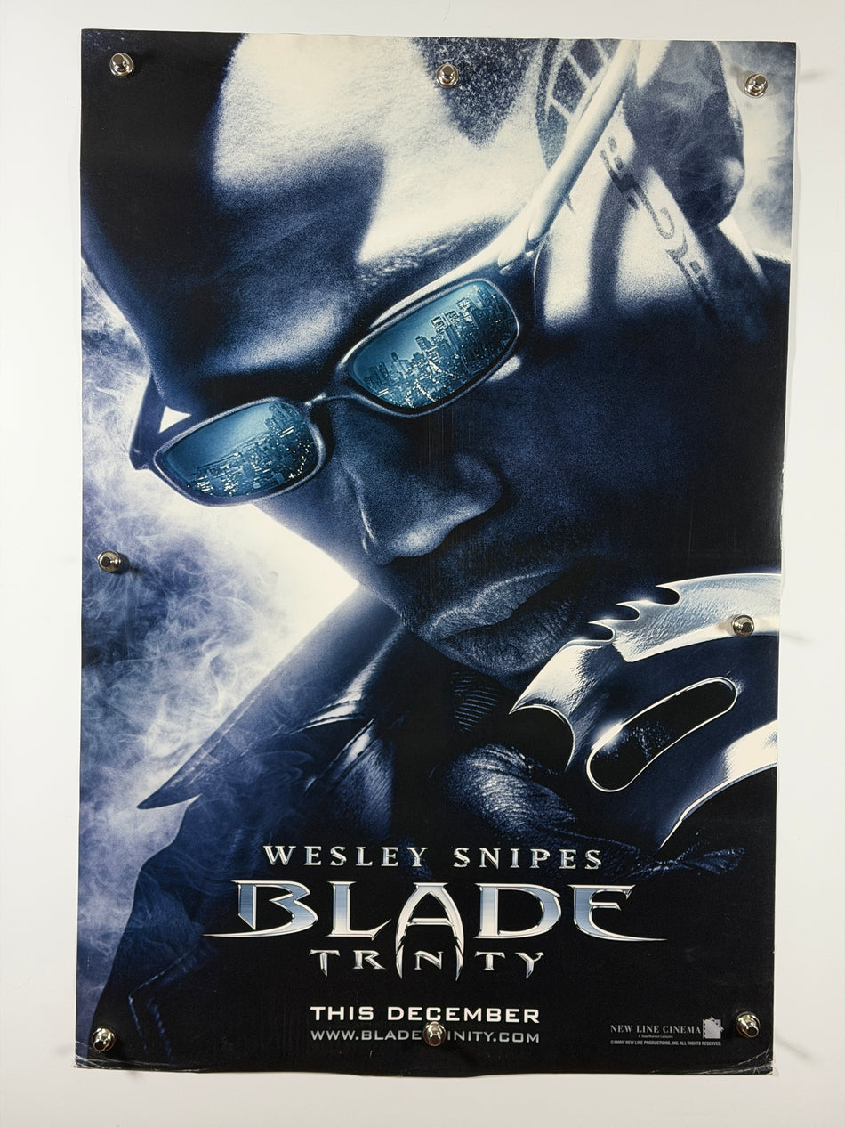 Blade Trinity (2004) Original Movie Poster 27x40 DS Rolled Wesley Snipes Advance