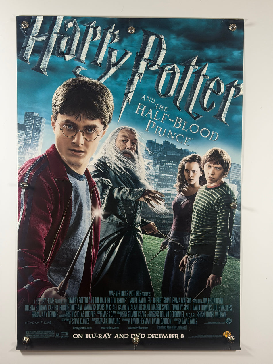 Harry Potter and the Half-Blood Prince (2009) Original Blue-Ray Movie Poster 27x40 DS Rolled Daniel Radcliffe - Joe's Geek VLT