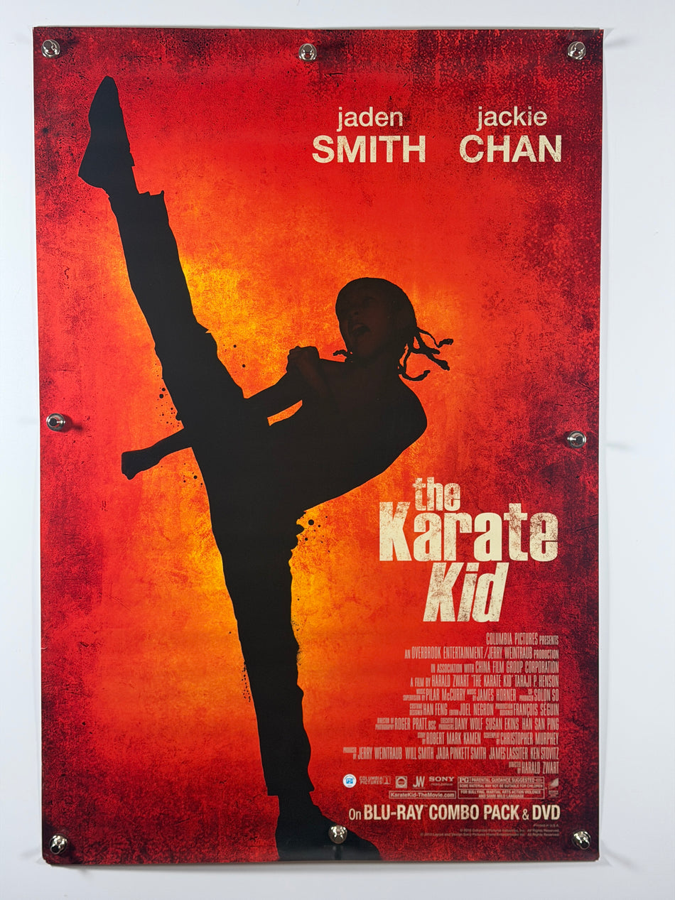 The Karate Kid 2010 Original Home Video Poster 27x40 SS Rolled Jaden Smith Jackie Chan