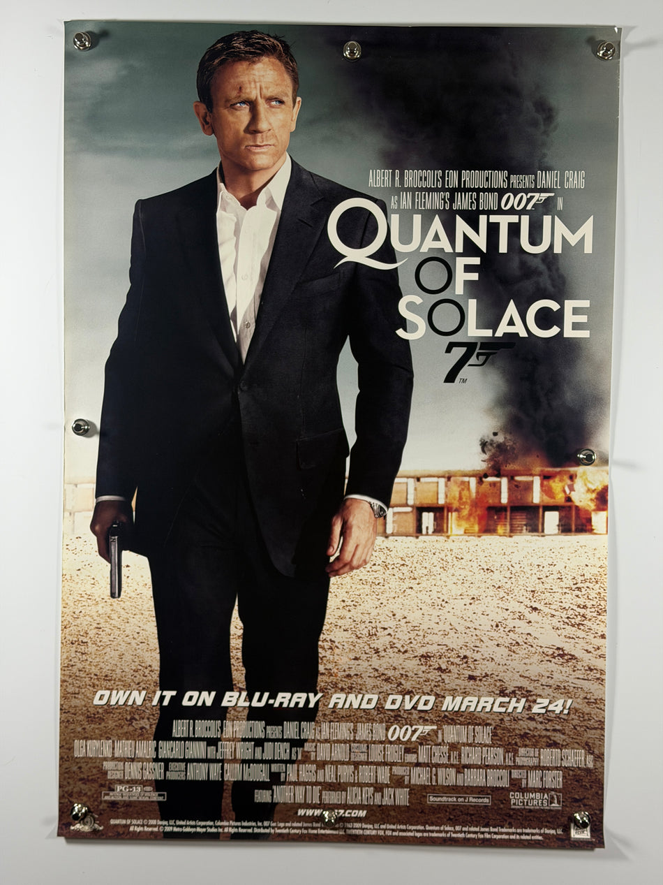 Quantum of Solace 2008 Original Home Video Poster 27x40 SS Rolled Daniel Craig James Bond 007 - Joe's Geek VLT