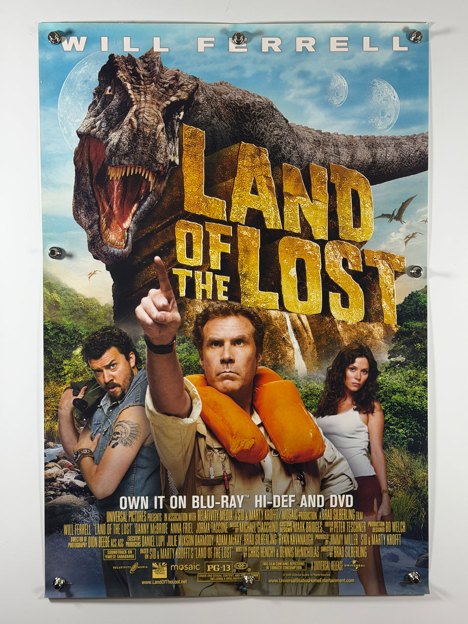 Land of the Lost 2009 Original Home Video Poster 27x40 SS Rolled Will Ferrell Danny McBride - Joe's Geek VLT