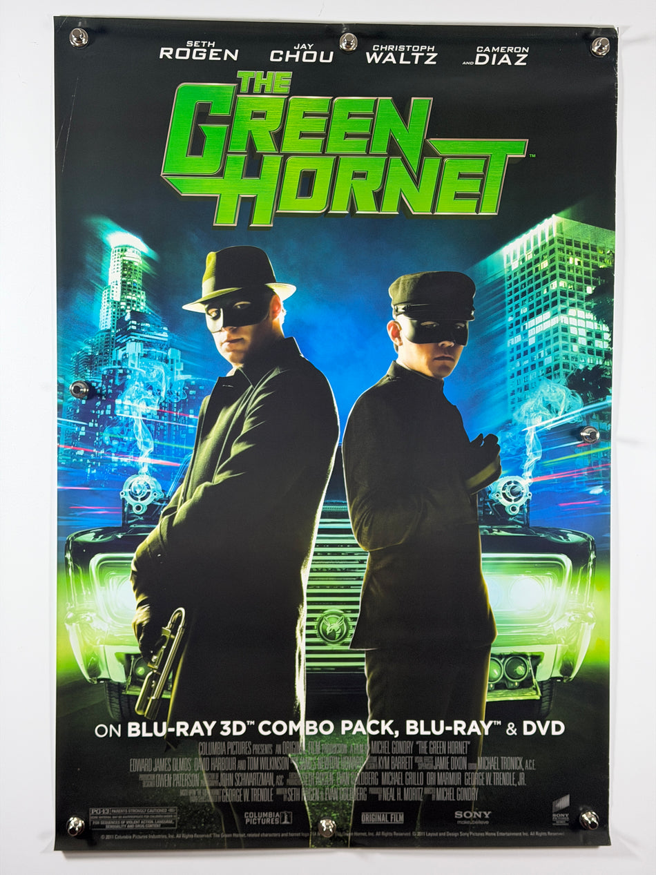The Green Hornet 2011 Original Home Video Poster 27x40 SS Rolled Seth Rogen Jay Chou - Joe's Geek VLT