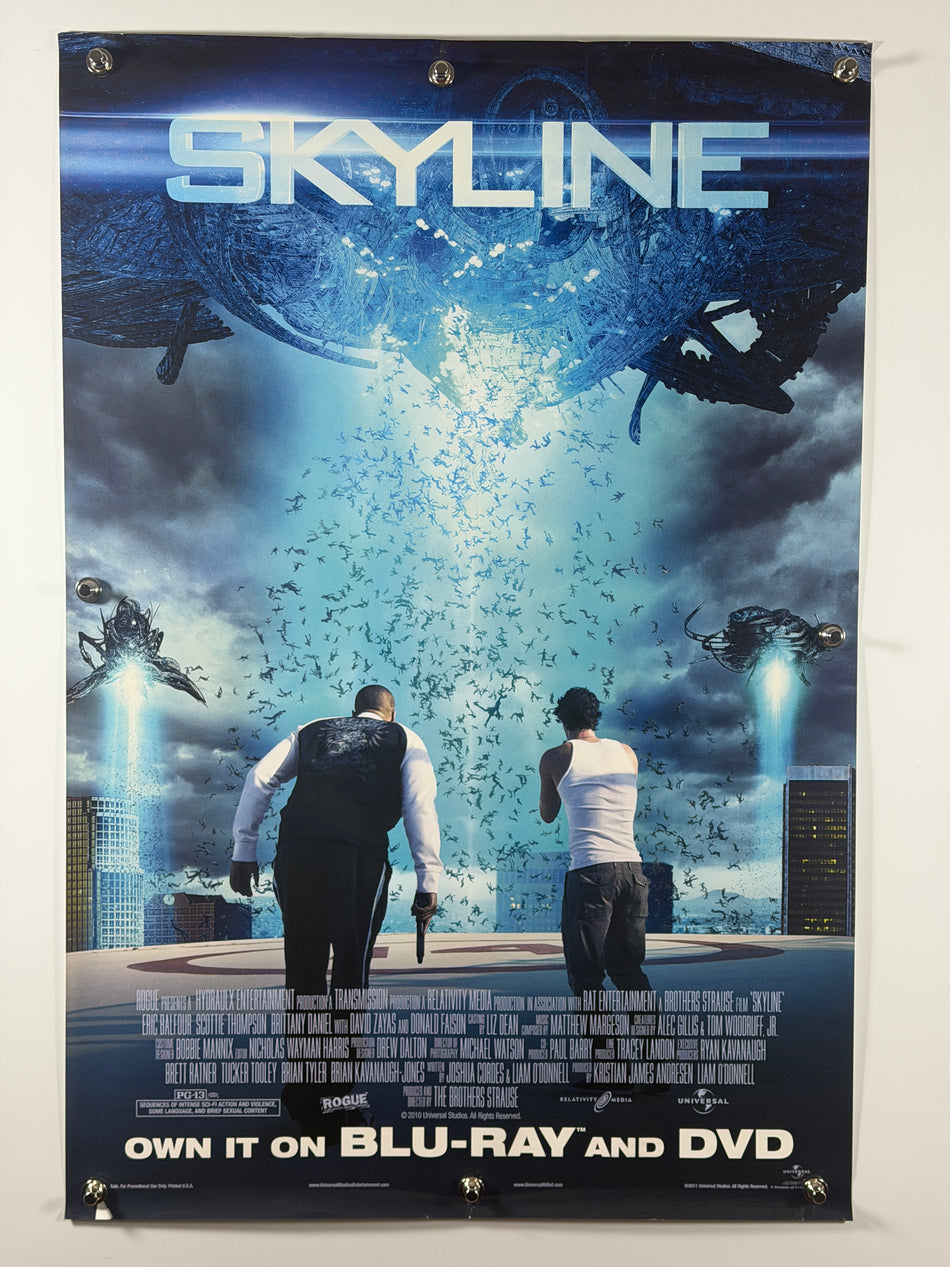 Skyline 2010 Original Home Video Poster 27x40 SS Rolled Eric Balfour Donald Faison - Joe's Geek VLT
