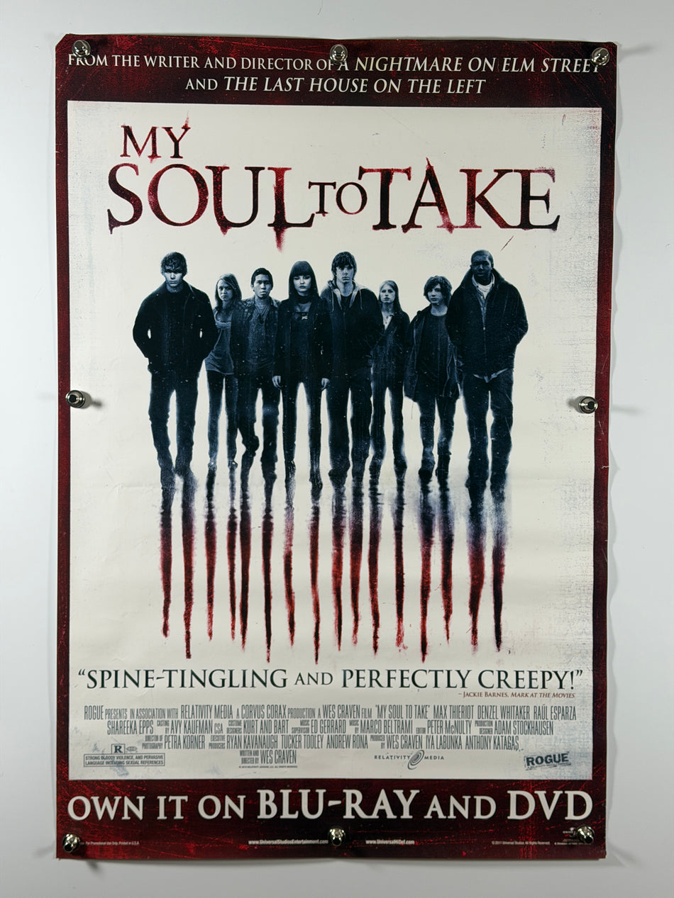 My Soul to Take 2010 Original Home Video Poster 27x40 SS Rolled Max Thieriot Wes Craven - Joe's Geek VLT