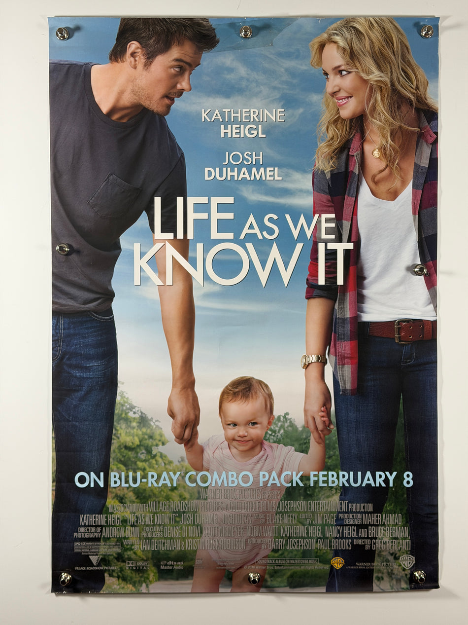 Life as We Know It 2010 Original Home Video Poster 27x40 SS Rolled Katherine Heigl Josh Duhamel - Joe's Geek VLT