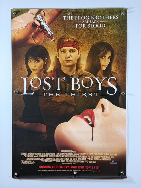 Lost Boys The Thirst 2010 Original Home Video Poster 27x40 SS Rolled Corey Feldman Jamison Newlander - Joe's Geek VLT