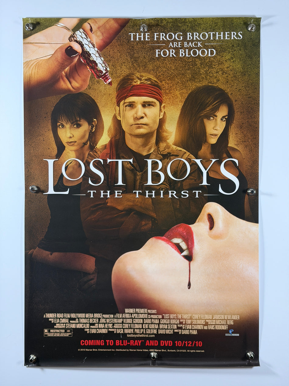 Lost Boys The Thirst 2010 Original Home Video Poster 27x40 SS Rolled Corey Feldman Jamison Newlander - Joe's Geek VLT
