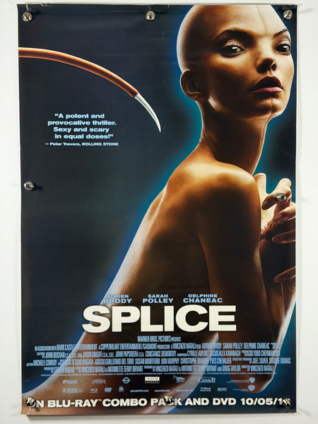 Splice 2010 Original Home Video Poster 27x40 SS Rolled Adrien Brody Sarah Polley - Joe's Geek VLT