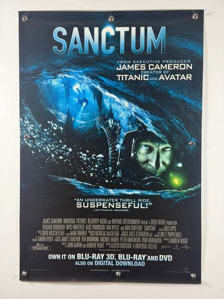 Sanctum 2011 Original Home Video Poster 27x40 SS Rolled James Cameron - Joe's Geek VLT