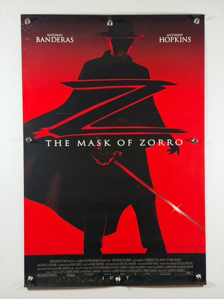 The Mask of Zorro 1998 Original Movie Poster 27x40 DS Rolled Antonio Banderas - Joe's Geek VLT