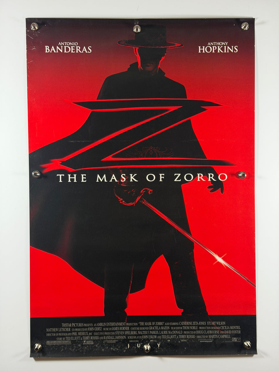 The Mask of Zorro 1998 Original Movie Poster 27x40 DS Rolled Antonio Banderas