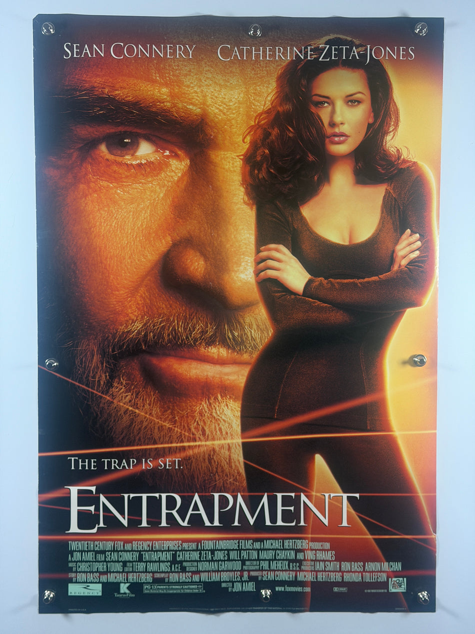 Entrapment (1999) Original Movie Poster 27x40 DS Rolled Sean Connery Catherine Zeta-Jones - Joe's Geek VLT
