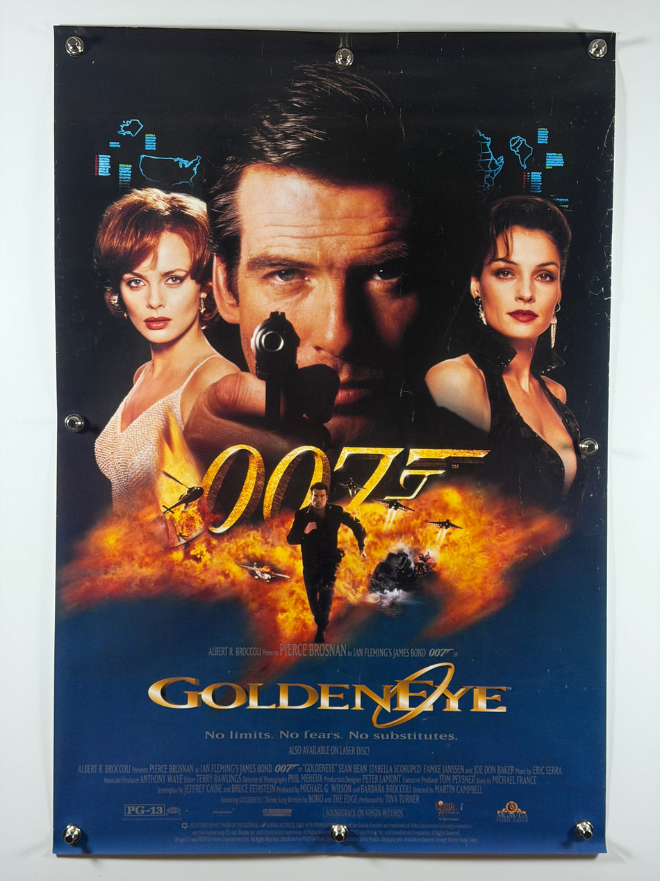 GoldenEye (1995) Original Movie Poster 27x40 SS Rolled Pierce Brosnan Famke Janssen - Joe's Geek VLT