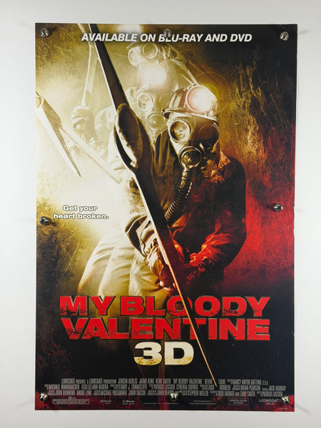 My Bloody Valentine 3D 2009 Original Home Video Poster 27x40 SS Rolled Jensen Ackles - Joe's Geek VLT