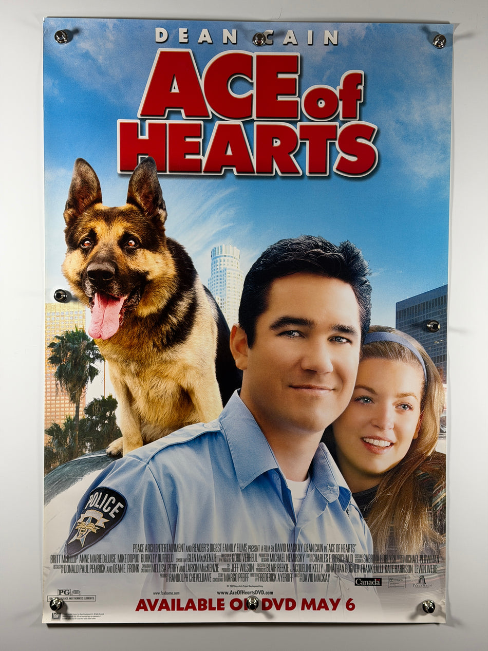 Ace of Hearts 2008 Original Home Video Poster 27x40 SS Rolled Dean Cain Dog