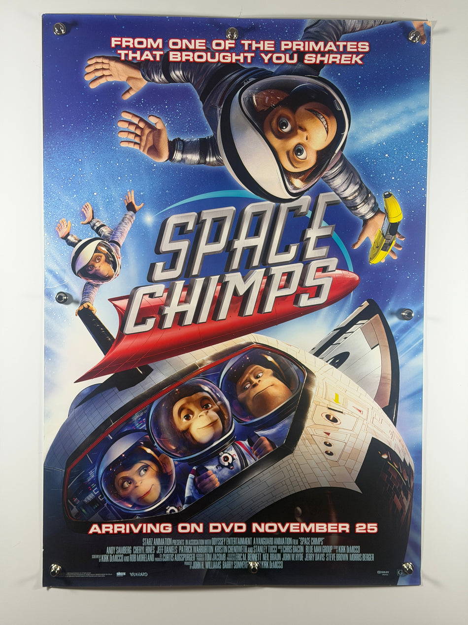Space Chimps 2008 Original Home Video Poster 27x40 SS Rolled Andy Samberg Cheryl Hines - Joe's Geek VLT